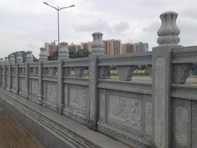 石雕欄桿、石拱橋、石欄桿