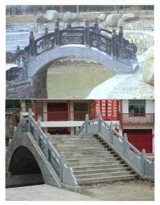 石雕欄桿、石拱橋、石欄桿