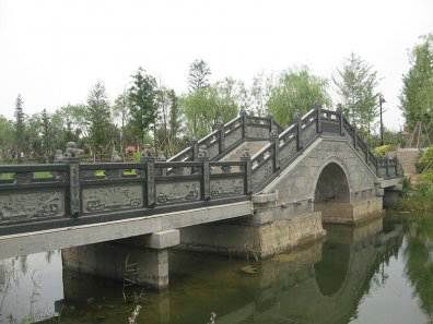 石雕欄桿、石拱橋、石欄桿