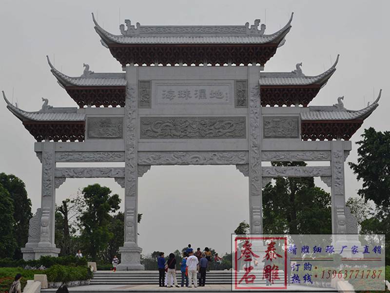 石雕欄桿、石拱橋、石欄桿