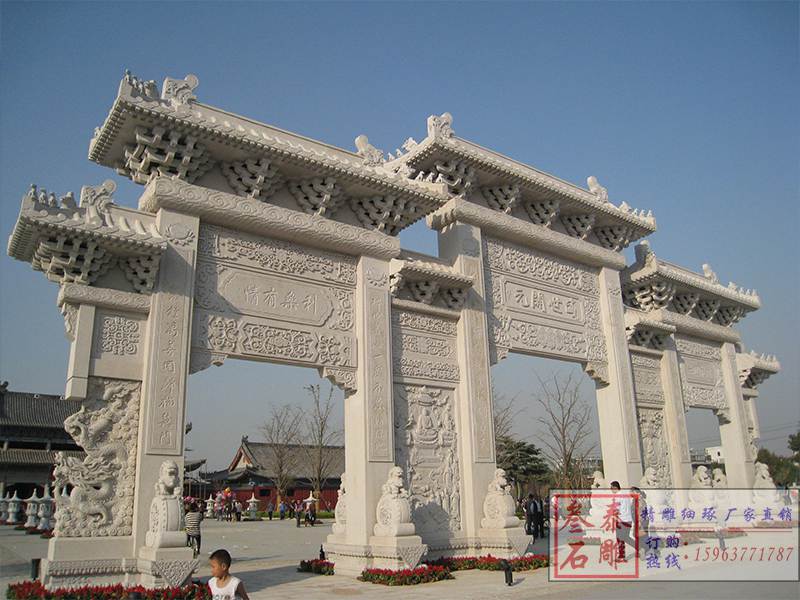 石雕欄桿、石拱橋、石欄桿