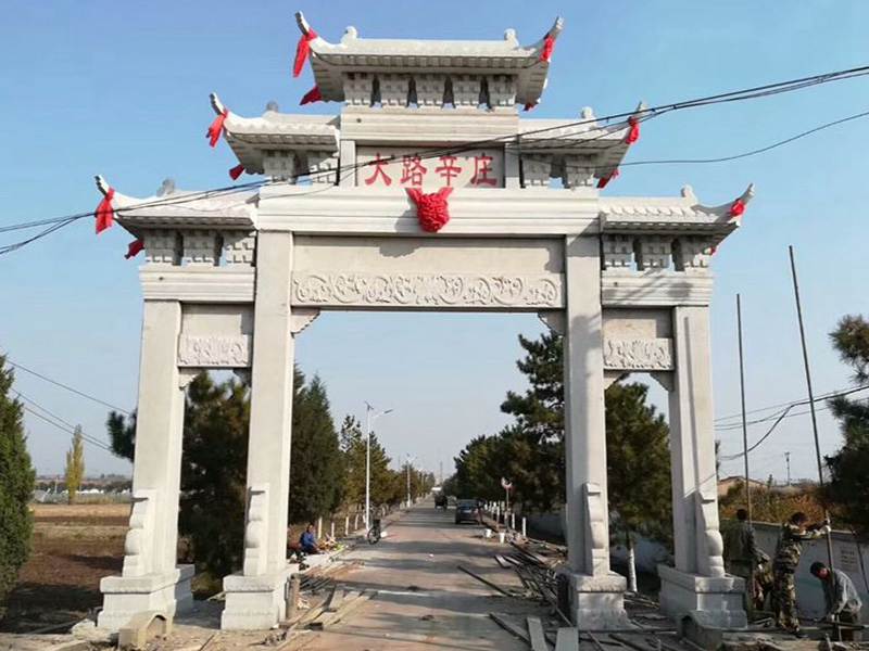 石雕欄桿、石拱橋、石欄桿