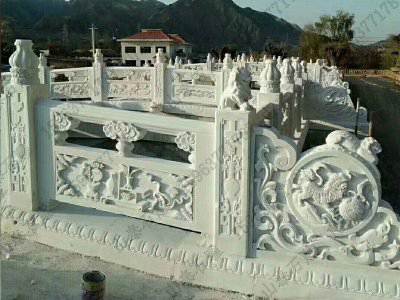 石雕欄桿、石拱橋、石欄桿