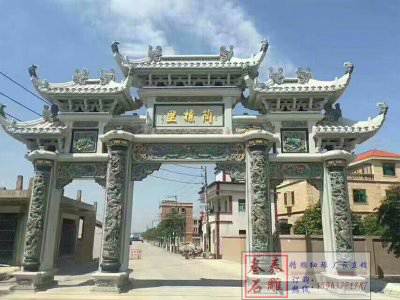 石雕欄桿、石拱橋、石欄桿