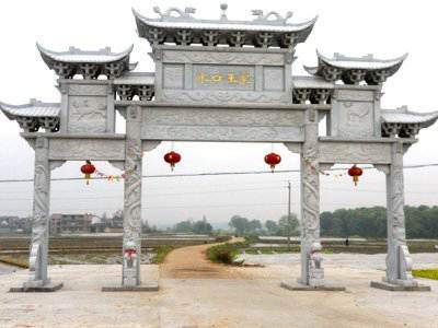 石雕欄桿、石拱橋、石欄桿