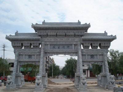 石雕欄桿、石拱橋、石欄桿