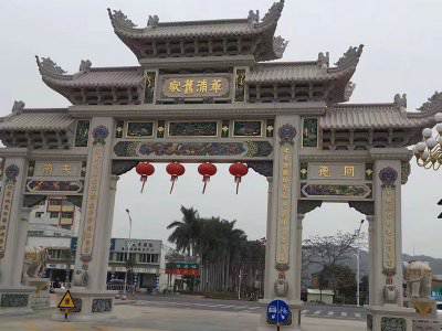 石雕欄桿、石拱橋、石欄桿