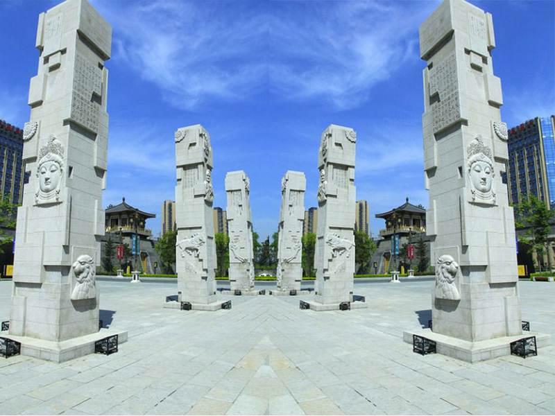 石雕欄桿、石拱橋、石欄桿