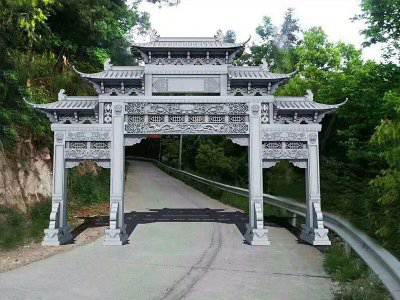 石雕欄桿、石拱橋、石欄桿