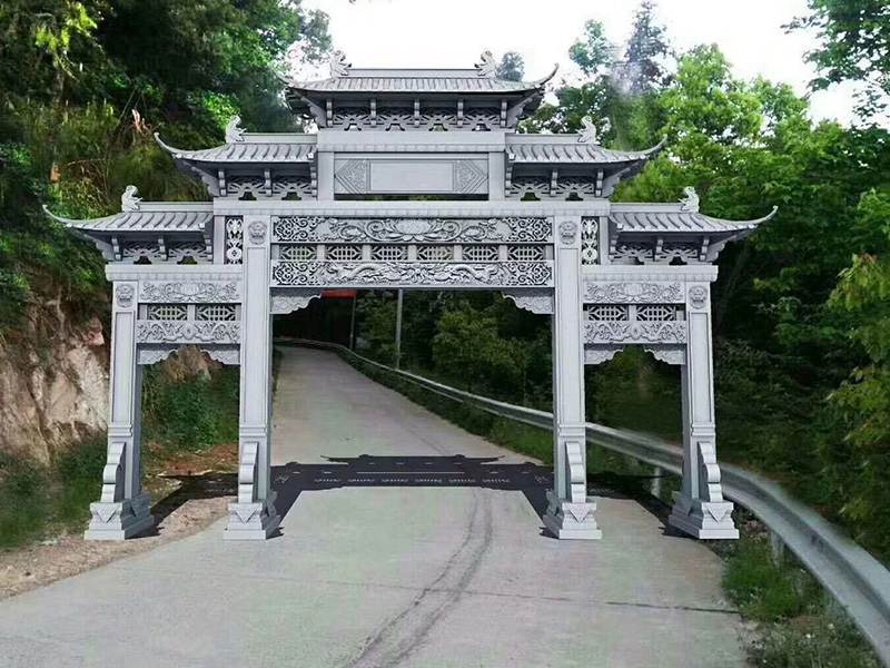 農(nóng)村石牌坊設計