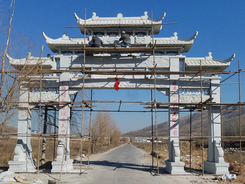 農(nóng)村石刻牌坊