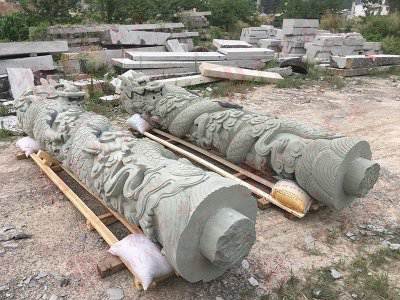 石雕欄桿、石拱橋、石欄桿