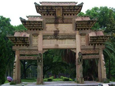 石雕欄桿、石拱橋、石欄桿