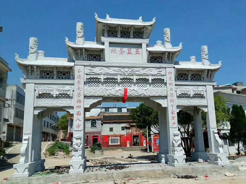花崗巖石牌坊樣式
