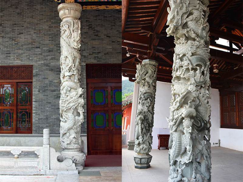 石雕龍柱