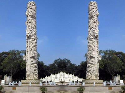 石雕欄桿、石拱橋、石欄桿