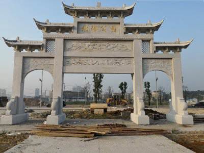 石雕欄桿、石拱橋、石欄桿