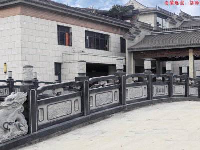 石雕欄桿、石拱橋、石欄桿