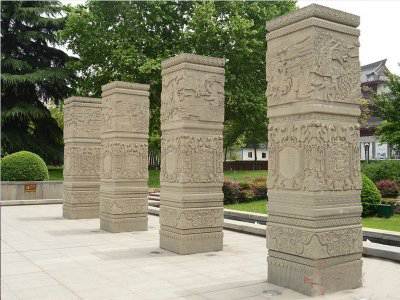 石雕欄桿、石拱橋、石欄桿