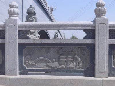 石雕欄桿、石拱橋、石欄桿