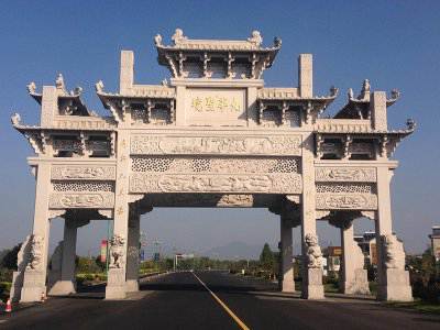 石雕欄桿、石拱橋、石欄桿