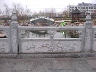 石雕欄桿、石拱橋、石欄桿