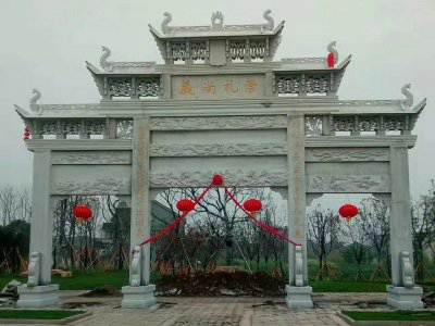 石雕欄桿、石拱橋、石欄桿