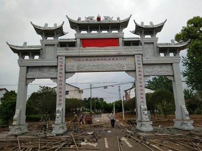 石雕欄桿、石拱橋、石欄桿