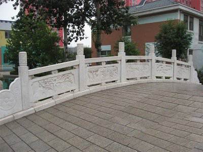 石雕欄桿、石拱橋、石欄桿