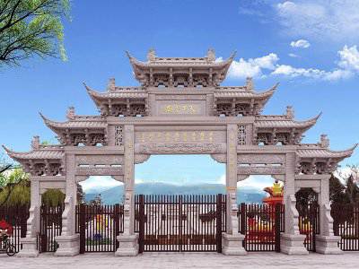 石雕欄桿、石拱橋、石欄桿