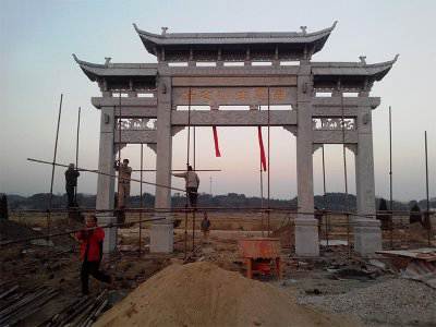 石雕欄桿、石拱橋、石欄桿