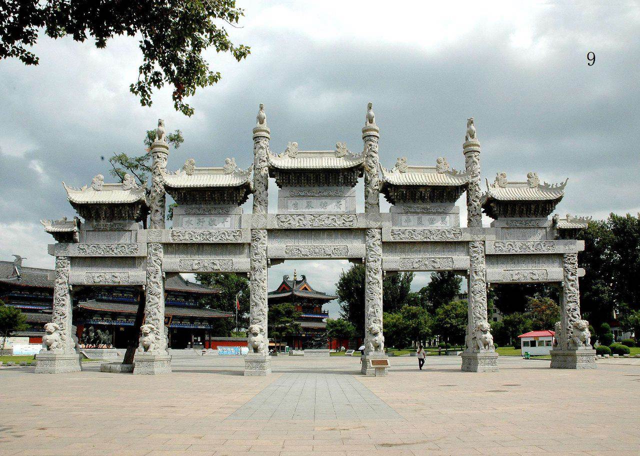 石雕欄桿、石拱橋、石欄桿