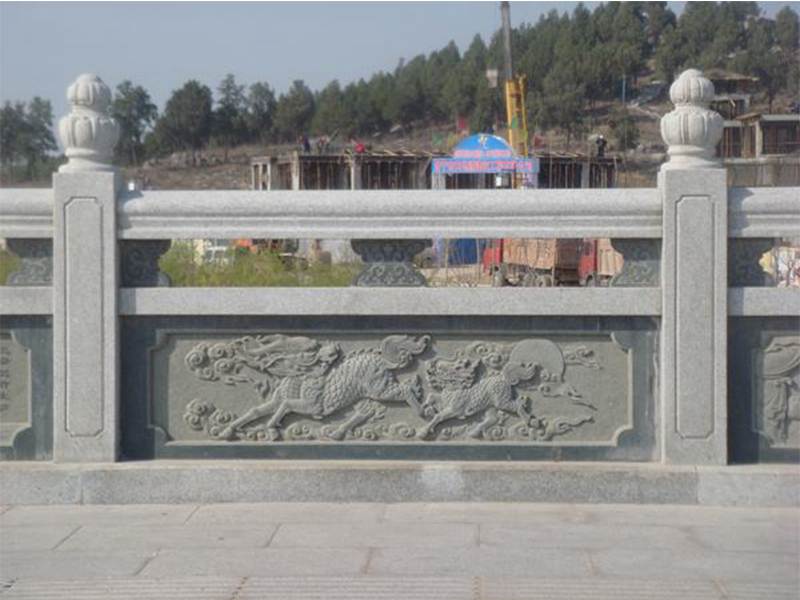 河道花崗巖石護(hù)欄