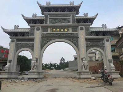 石雕欄桿、石拱橋、石欄桿