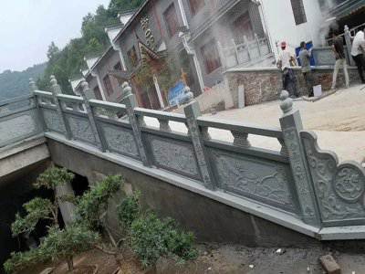 石雕欄桿、石拱橋、石欄桿