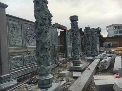 石雕欄桿、石拱橋、石欄桿