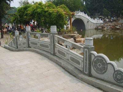 石雕欄桿、石拱橋、石欄桿