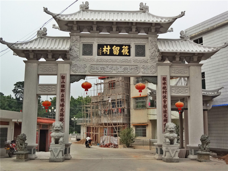 石雕欄桿、石拱橋、石欄桿