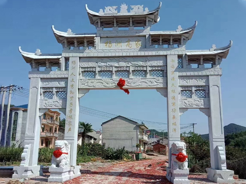 石雕欄桿、石拱橋、石欄桿