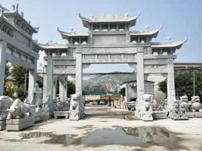 石雕欄桿、石拱橋、石欄桿