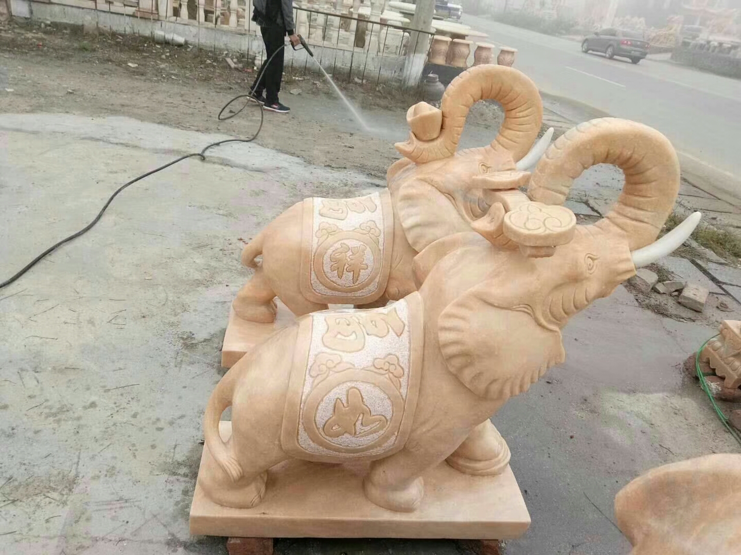 石雕欄桿、石拱橋、石欄桿